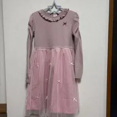値下げPupil House 長袖ドレス 130サイズのサムネイル
