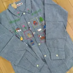 HOME FARM 刺繍入り長袖シャツ