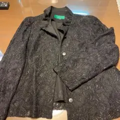 黒レースフォーマルジャケット東京ソワール