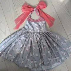 MARLMARL フラミンゴ柄エプロン　ベビー