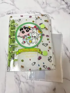 A7サイズシール帳バインダー♡クレヨンしんちゃん♡リフィル10枚入り