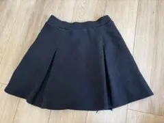 UNIQLOキッズ　黒 フレアスカート 160