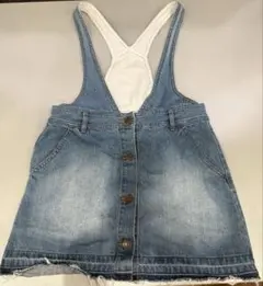 GU デニム ジャンバースカート 140cm