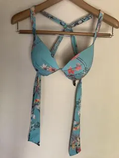 ANN E BRA 水着 ターコイズブルー花柄ビキニのサムネイル