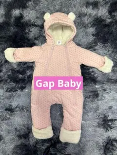 baby GAP ドット柄ロンパース ピンク
