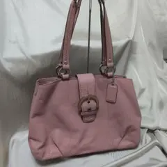 COACH トートバッグ ピンク レザーのサムネイル