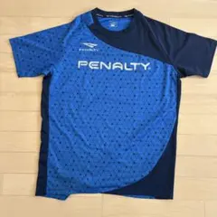 PENALTY サッカーシャツ 青 幾何学模様