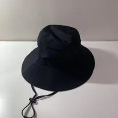 【美品】GU ジーユー　UVカットナイロンサファリハット ブラック