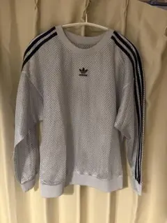 adidas アディダスオリジナルス メッシュ 長袖 カットソー シアー ロンTのサムネイル