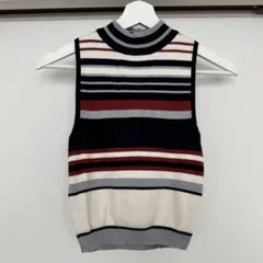 ボーダーニットタンク