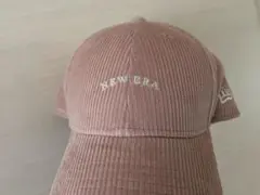 NEW ERA コーデュロイキャップ ピンク