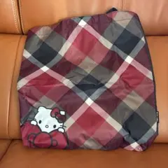 ハローキティ チェック柄トートバッグ
