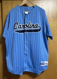 ✨海外希少品✨ヴィンテージノースカロライナ大学の野球用ユニフォーム 青 ジャージ