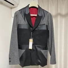 スマックエンジニア テーラードジャケット グレー M ヘリンボーン 希少