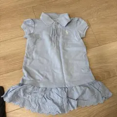 Ralph Lauren ライトブルー ポロシャツワンピース　12m