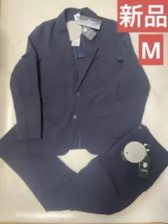 【未使用】デサント　ネイビー　セットアップ　サイズＬ 楽天市場】デサント（サイズ（S/M/L）S）（スーツ・セットアップ