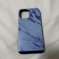 【新品】iPhone12/SE/11/XS/8ケース 大理石　ICカード収納