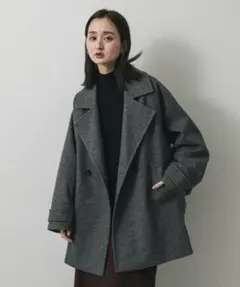 【新品未使用】SENSE OF PLACE テーラードミドルコート