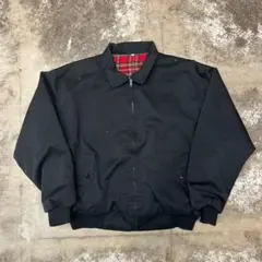 古着 00年代 RELCO ハリントンジャケット スイングトップ ブラック M