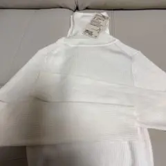 無印良品 ホワイトタートルネックセーター S