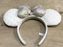 ［美品］ディズニー　キャラクター　カチューシャ ホワイト