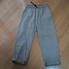 GU チェック柄 イージーパンツ Sサイズ
