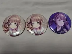望月穂波 1A 2A グリッター缶バッジ 2個セット