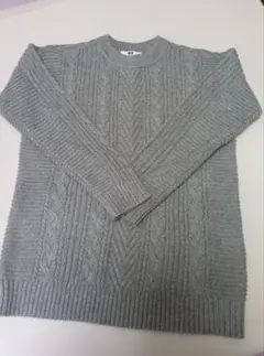 UNIQLO　ケーブルクルーネックセーター　ニット　長袖　レディース　ユニクロ