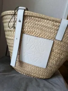 【激レア】LOEWE ロエベ　かごバッグ　バスケット　カゴ　ハンドバッグ 激レア】LOEWE ロエベ かごバッグ バスケット カゴ ハンドバッグ