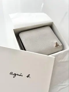 Agunes b. アニエスベー 二つ折り財布　グレー