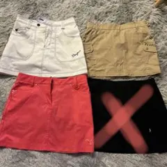 ゴルフウェア スカート 3点セット