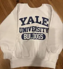 チャンピオン リバースウィーブ 赤タグ 復刻 YALE M USA製　目無し