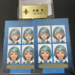 逆転裁判 メモリーオブ検事くじ カプくじ D賞 E賞 狩魔冥3点セットb