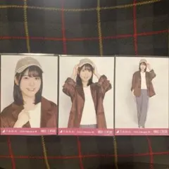 乃木坂46 生写真 増田三莉音 オーバージャケット+キャップ コンプ 3枚