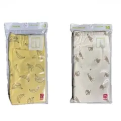 UNIQLOベビー　七分丈レギンス、柄違い2着セット　未開封品　廃盤デザイン