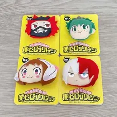 僕のヒーローアカデミア 　切島鋭児郎 緑谷出久　麗日お茶子　轟焦凍　ぬいバッジ