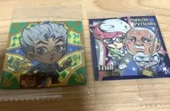 ジョジョ ウエハースシール 広瀬康一・ペリーコロ&トリッシュ・ウナ　セット