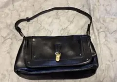 ブラックショルダーバッグ　セレモニー