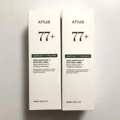2個 Anua 77+ アヌア ドクダミ77スージングトナー 250ml
