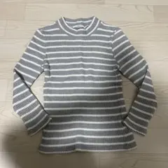 LABORATORY WORK カットソー　長袖　ボーダー　グレーのサムネイル