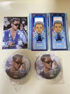 三代目JSB ELLY さん フォトカード 缶バッジ 千社札ステッカー