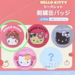 Hello Kitty シークレット刺繍缶バッジ