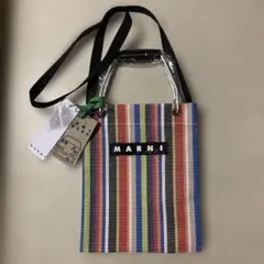 ストライプ メッシュショルダーバッグマルチカラーのサムネイル