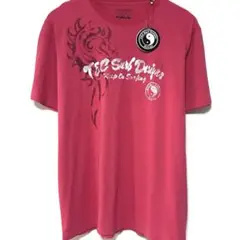 T&C タウンアンドカントリー Y2K Tシャツ シャツ ピンク ロゴ 未使用