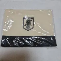 JFA エンブレム付きポーチ ベージュ/黒