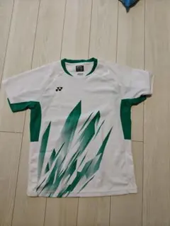 YONEX バドミントン シャツ 白 緑 VeryCOOL Dry JP Oのサムネイル
