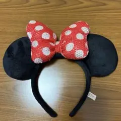 ミニーマウス カチューシャ スパンコール 東京ディズニーリゾート