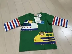 ミキハウス　新幹線プッチー　重ね着風長袖Ｔシャツ