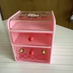 希少 キティ 3段チェスト 引き出し レトロ サンリオ カオハナ 赤 希少 カオハナ キティ 3段チェスト 引き出し レトロ サンリオ - メルカリ