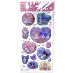 正規品　サンリオ　わたあめカプセルシール　ポップデコパーティー　マイメロ　クロミ